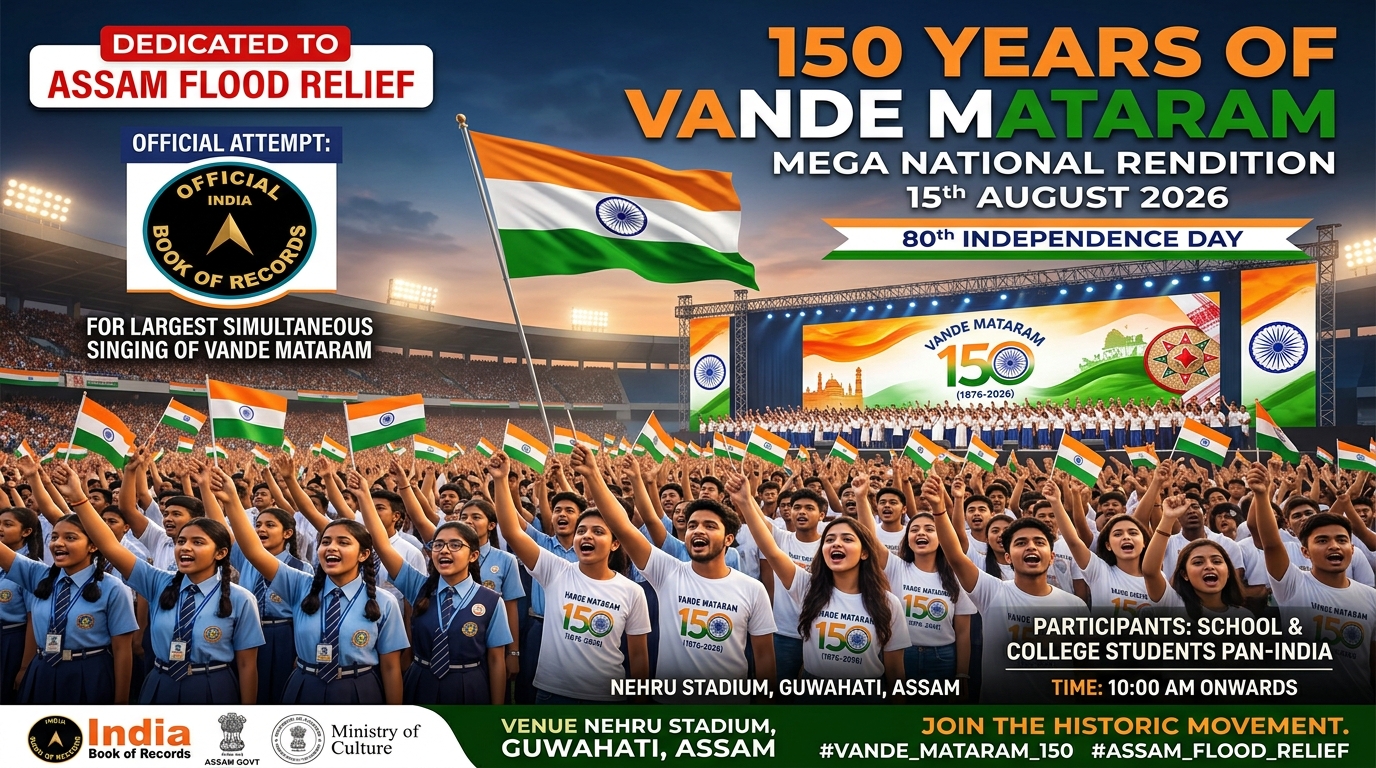 150 Years of Vande Mataram Dedicated to Assam Flood Relief